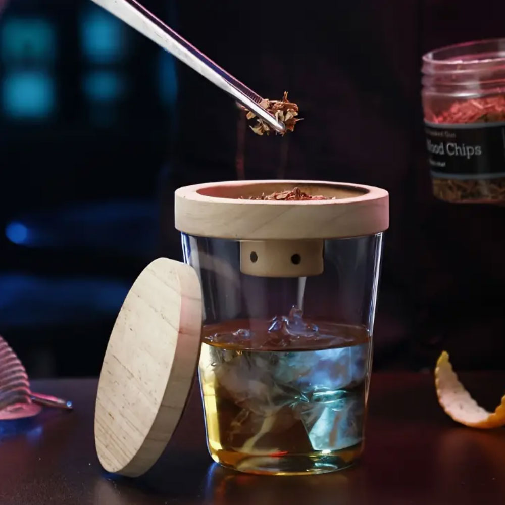 Ensemble de fumeur de Cocktail - Smoker Box Wood Chip avis et prix