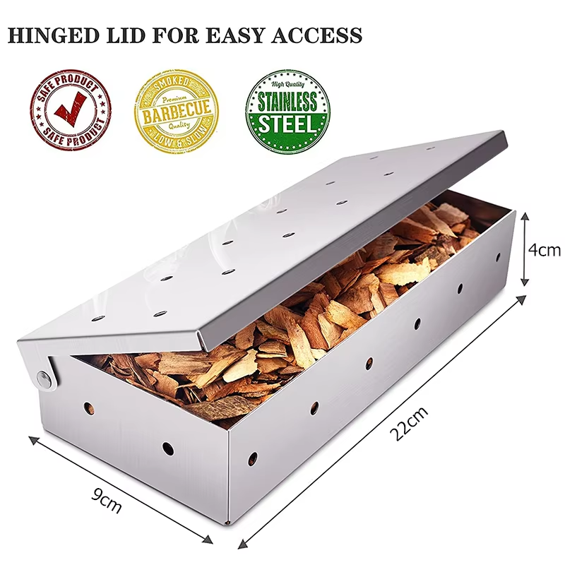 Boîte à fumeur pour barbecue,  - Smoker Box Wood Chip avis et prix