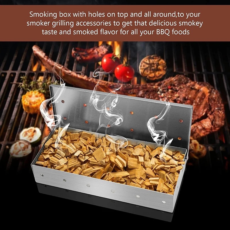 Boîte à fumer en acier inoxyda - Smoker Box Wood Chip avis et prix