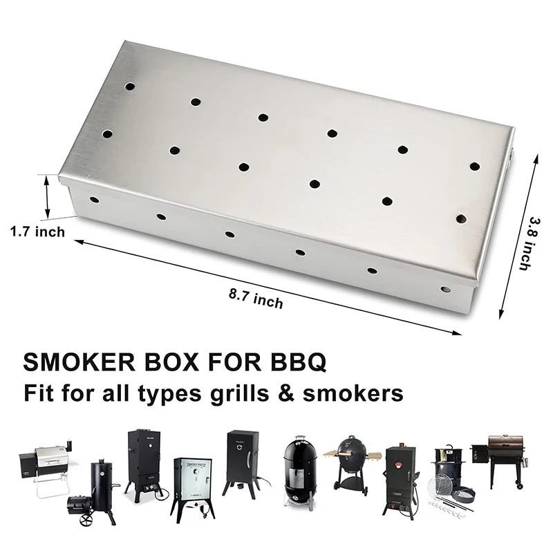 Boîte à fumer en acier inoxyda - Smoker Box Wood Chip avis et prix