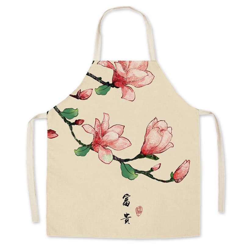 Tablier en lin style peinture  - Home Cooking Chinese avis et prix