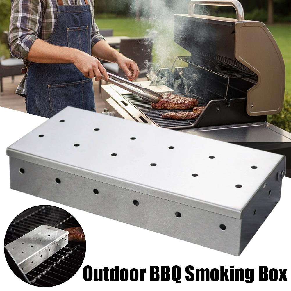 Boîte à fumée en acier inoxyda - Smoker Box Wood Chip avis et prix