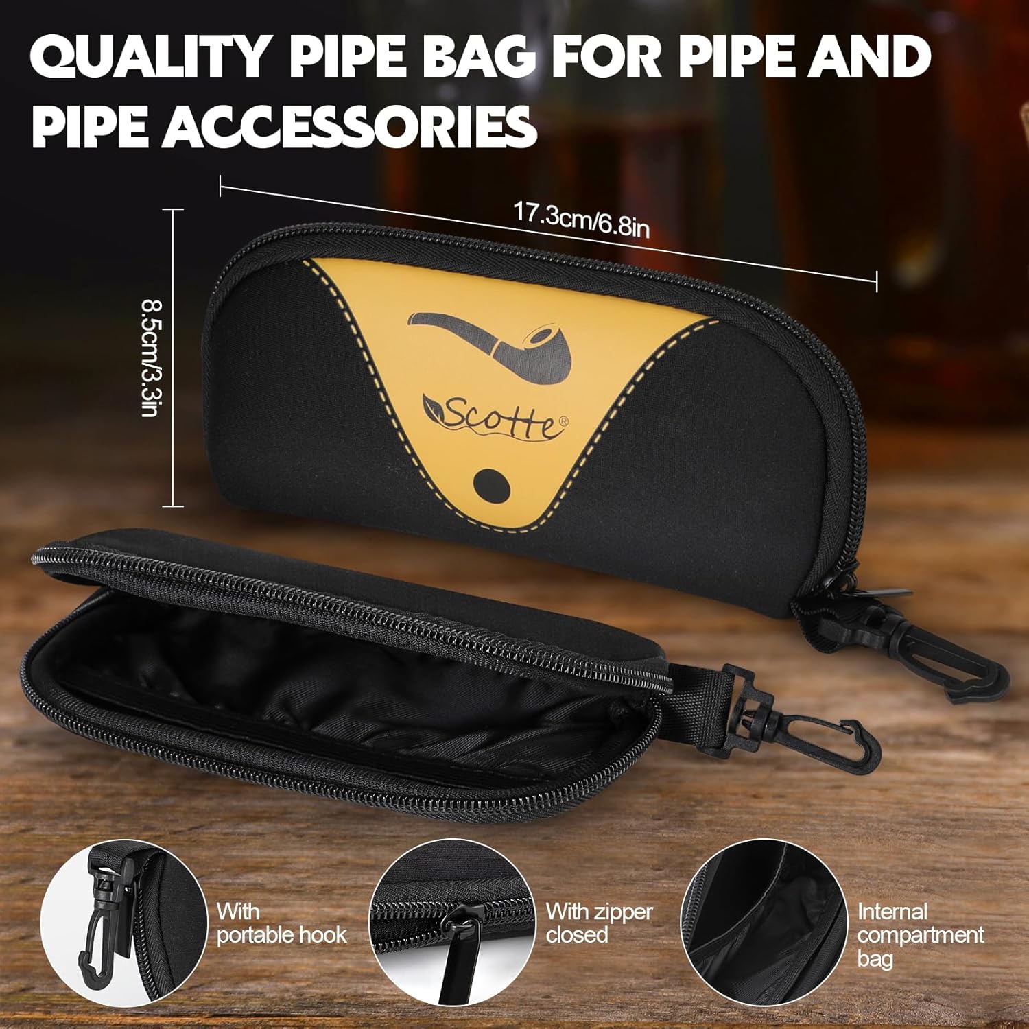 Pipe à tabac faite à la main e - Smoker Box Wood Chip avis et prix