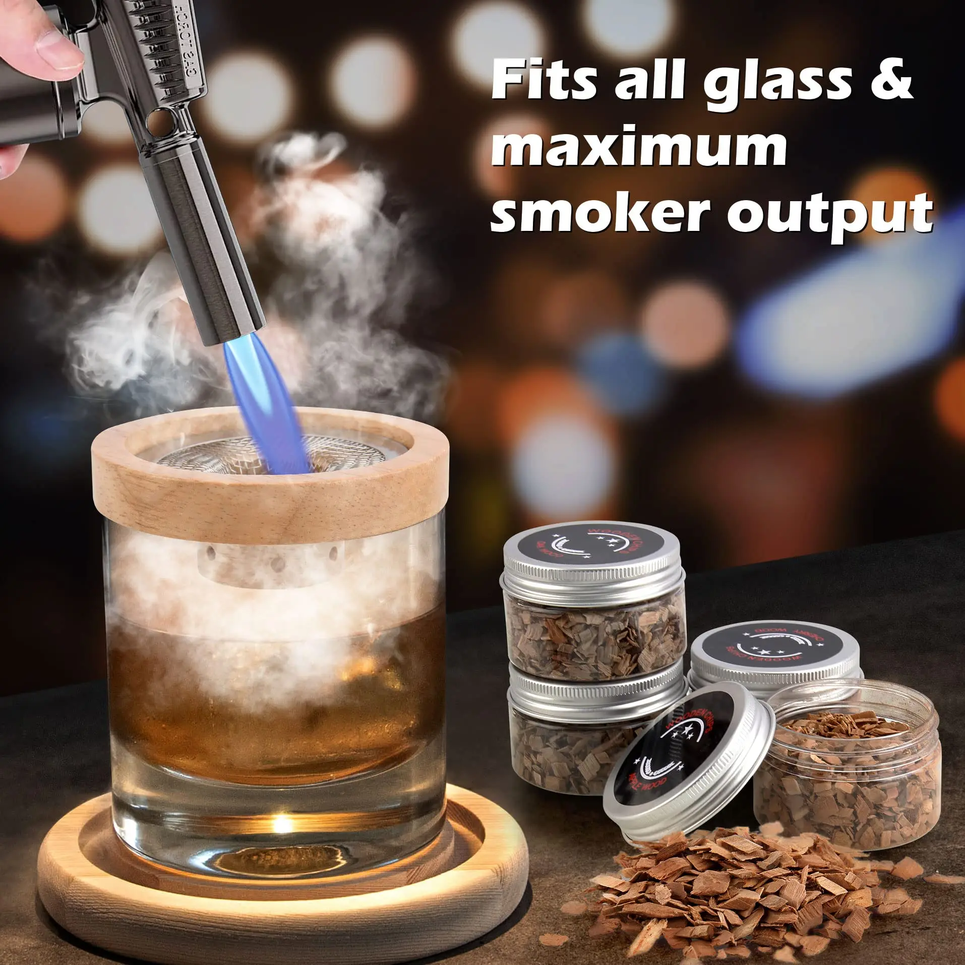 Ensemble de fumeur de Cocktail - Smoker Box Wood Chip avis et prix