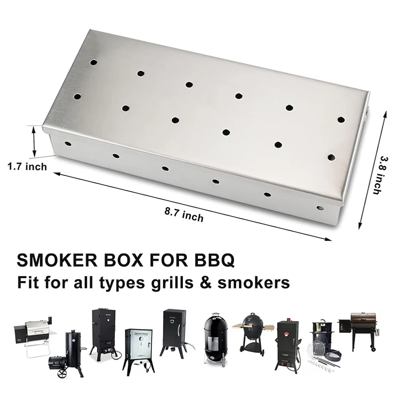 Boîte à fumée en acier inoxyda - Smoker Box Wood Chip avis et prix